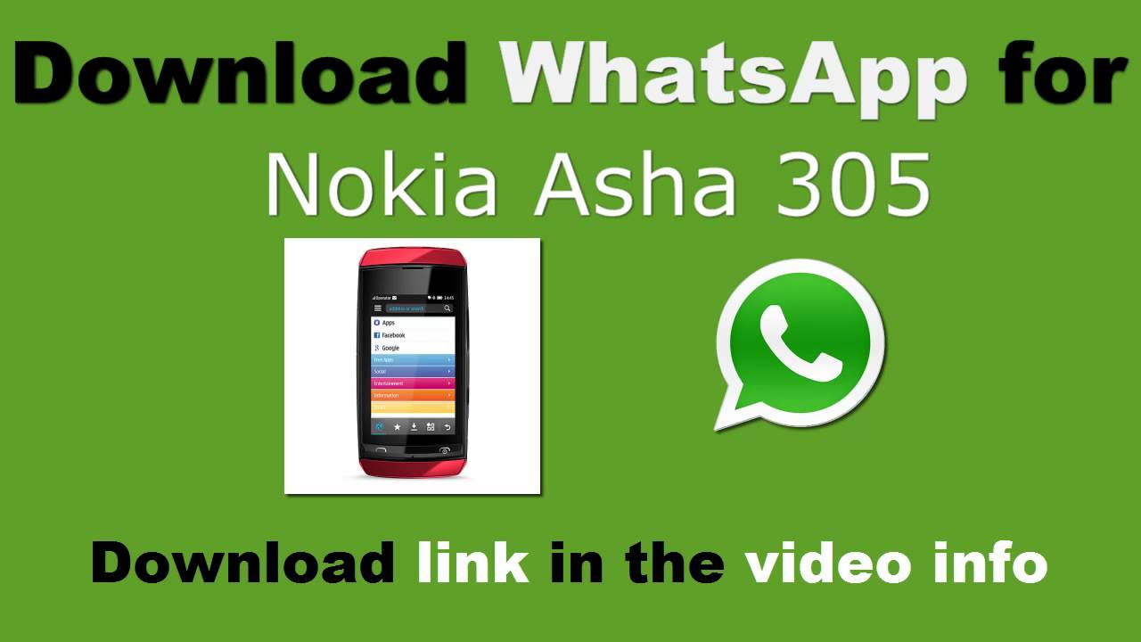Nokia Asha 305 Whatsapp Download Mobile9